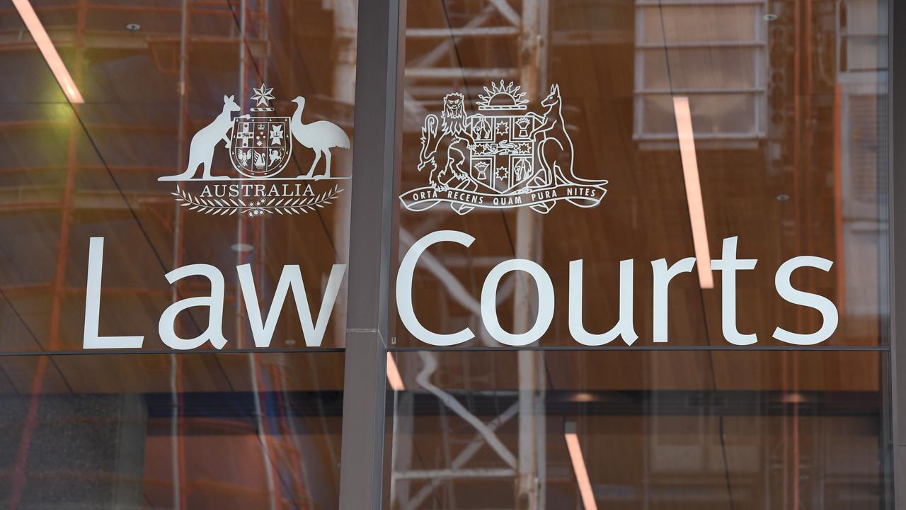 Signage at a Sydney court building (file image)