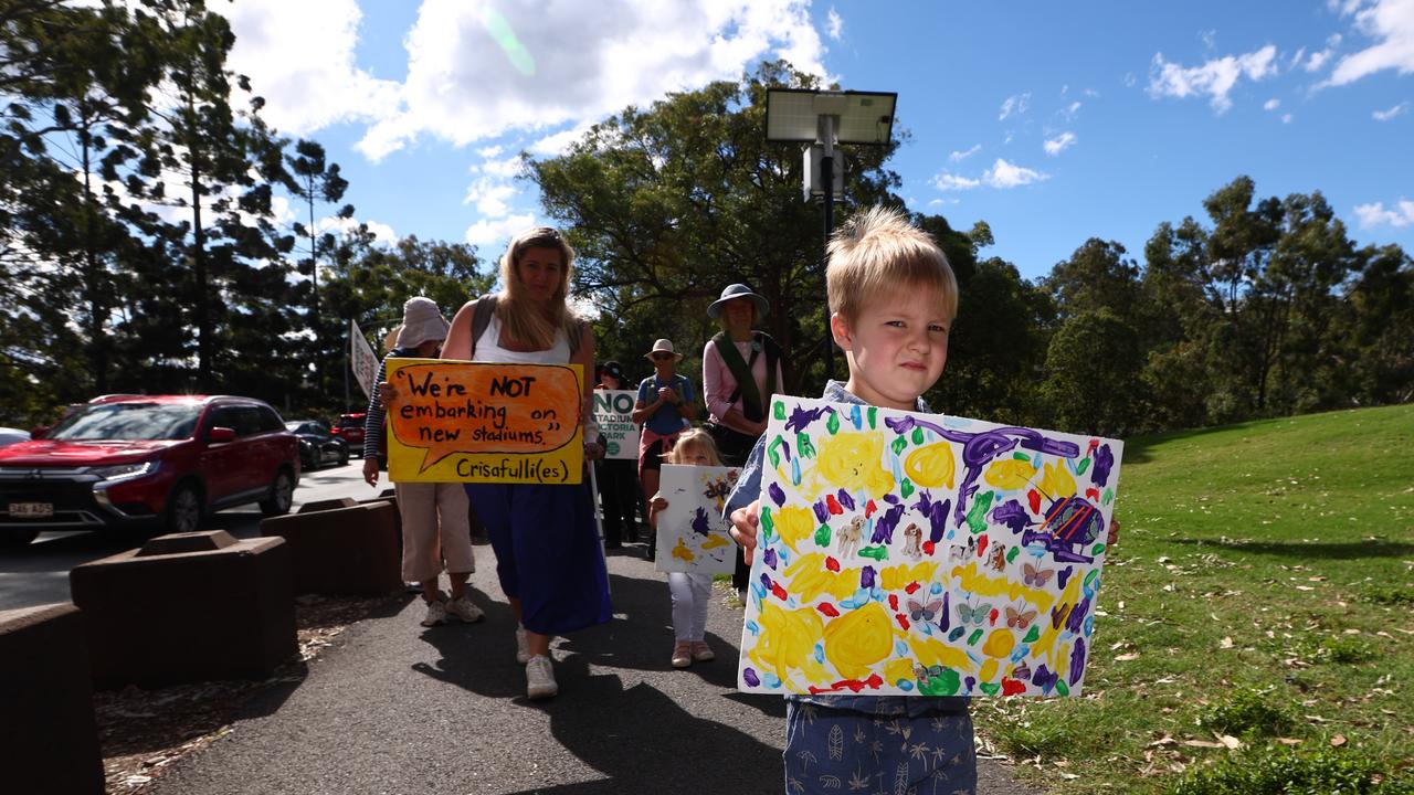 Save Victoria Park rally organisers and supporters