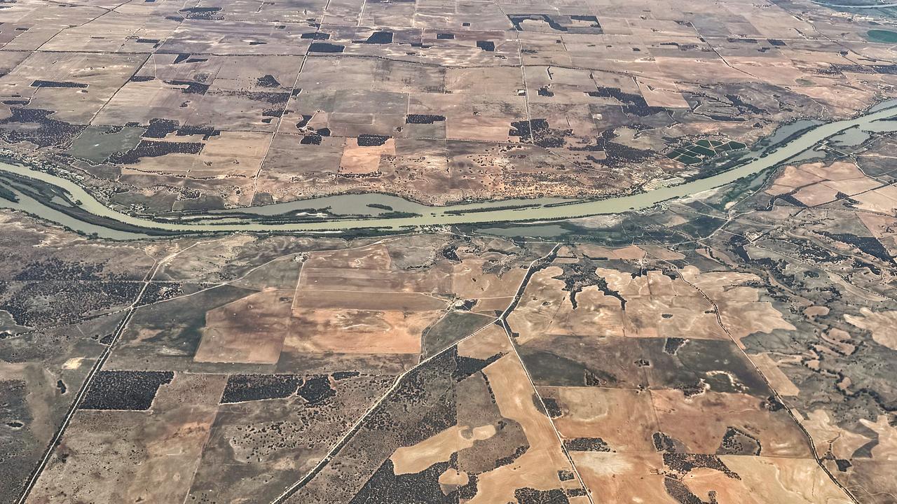 An aerial view of the Murray River (file image)