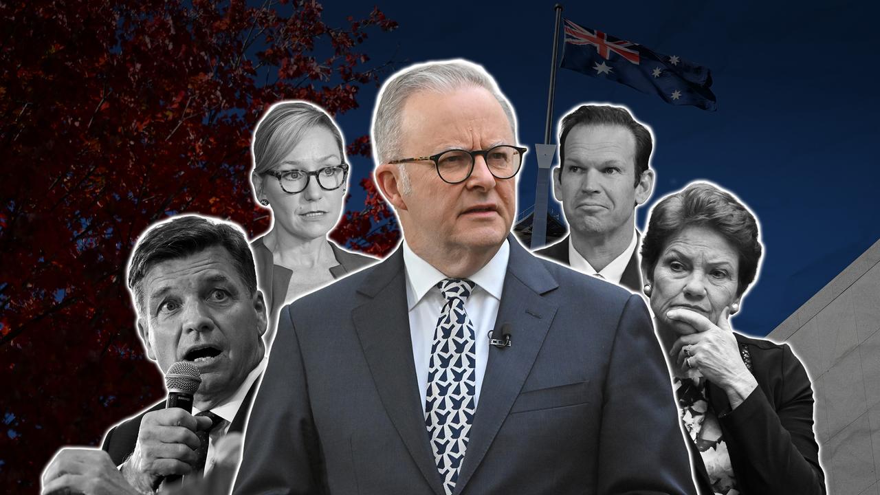 A composite of federal party leaders (file images)