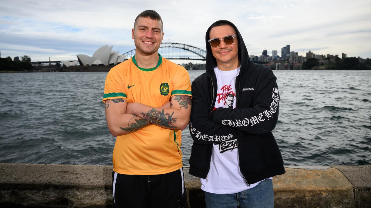 Australian boxers Koen Mazoudier