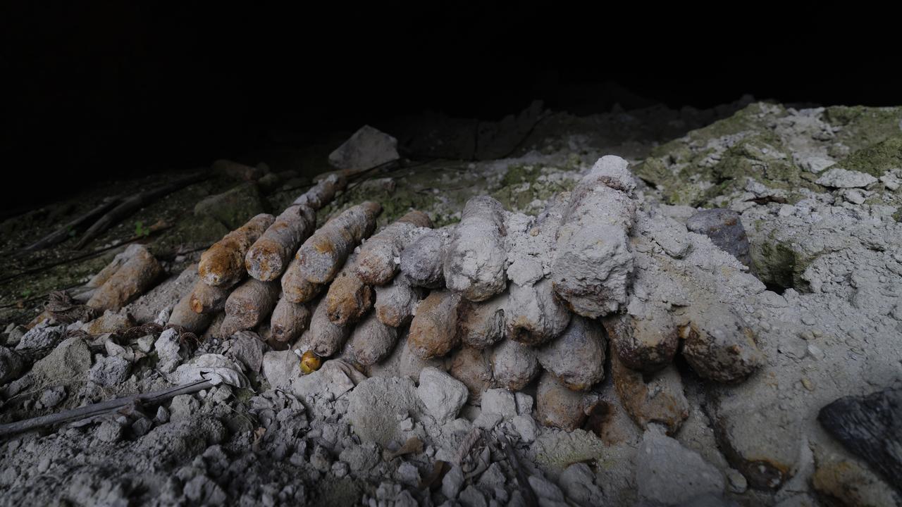 Unexploded ordnance collected by Operation Render Safe