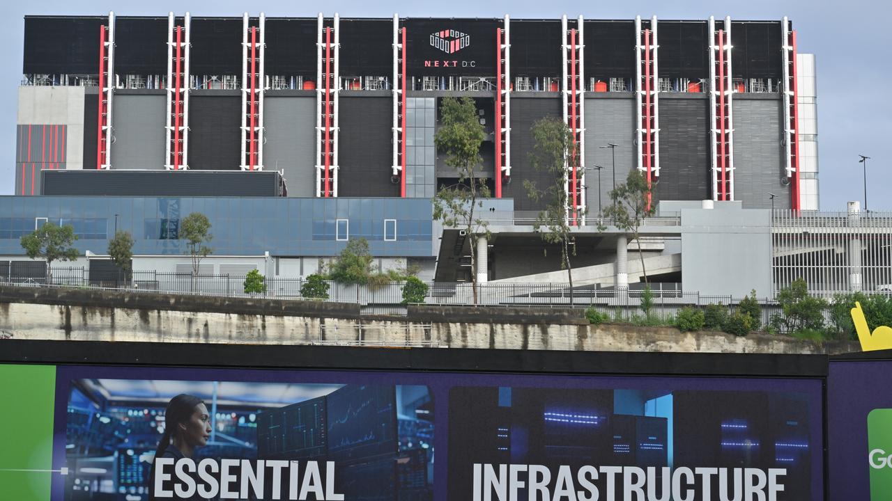A data centre construction site