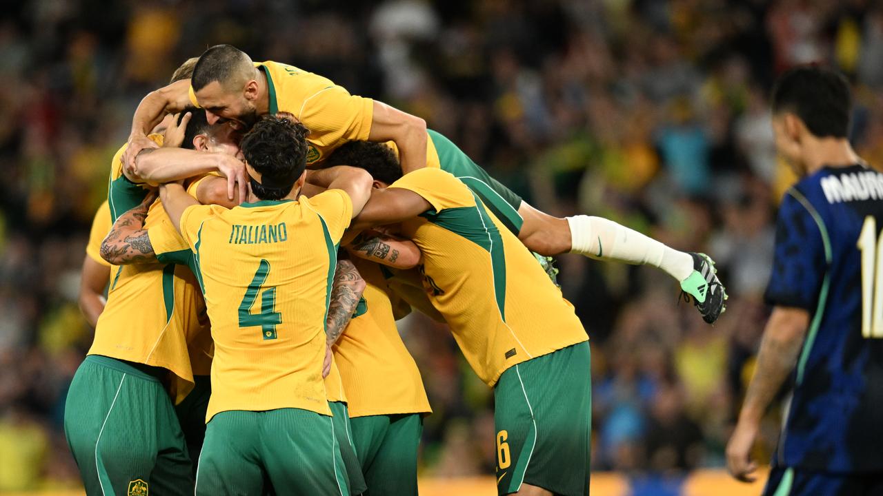 Socceroos celebrate