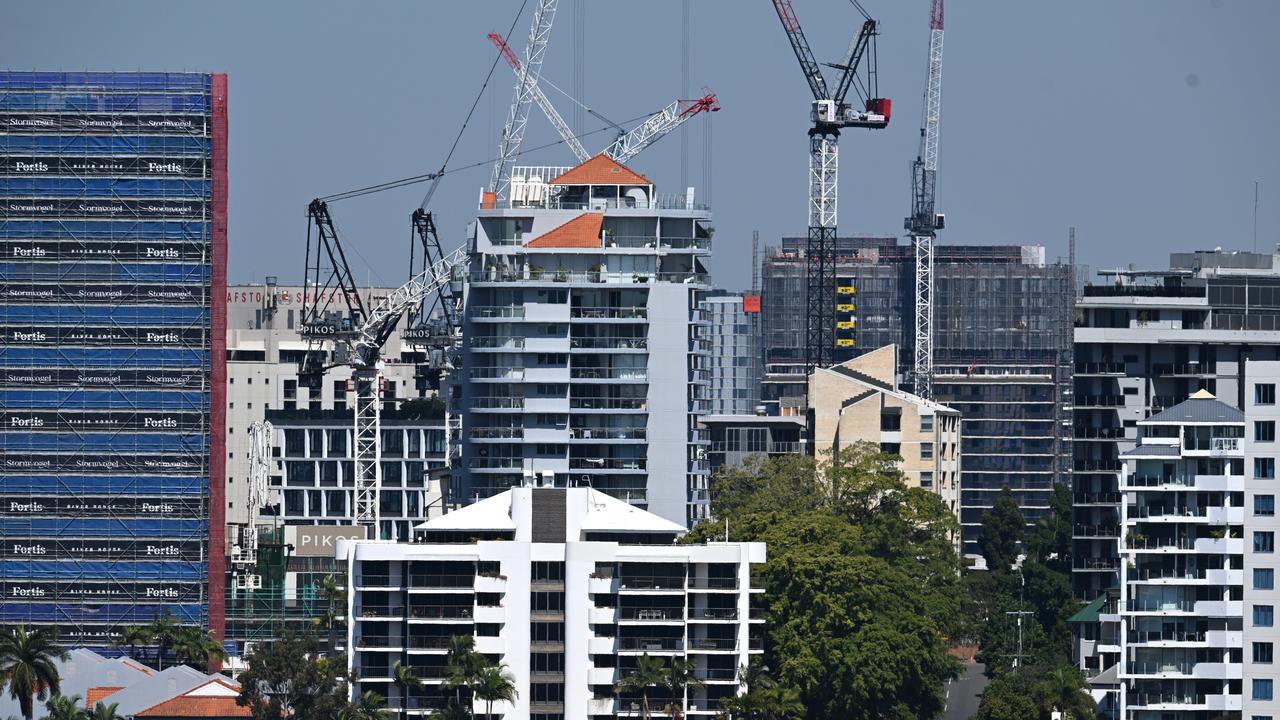 Apartment buildings in Brisbane