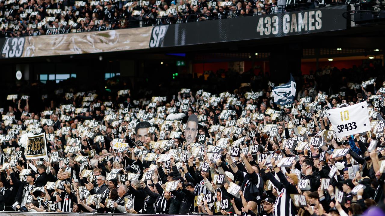 Fans at the MCG.
