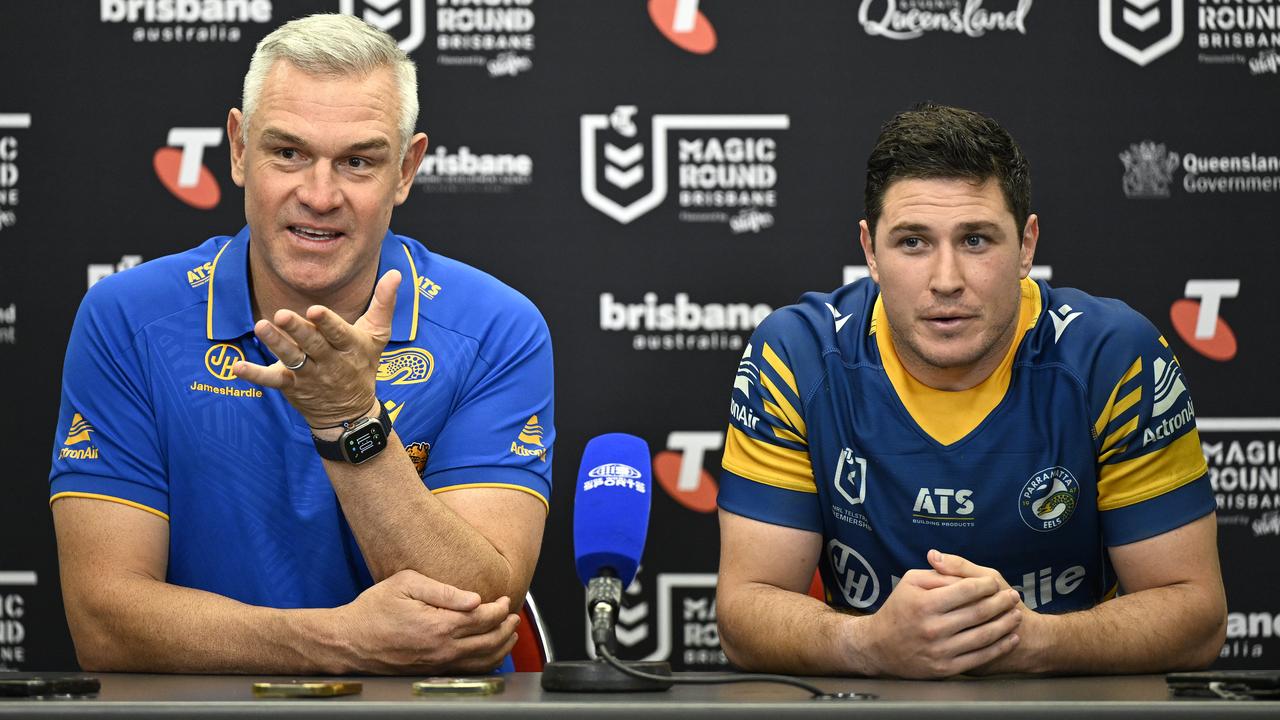 (L-R) Jason Ryles and Mitchell Moses.