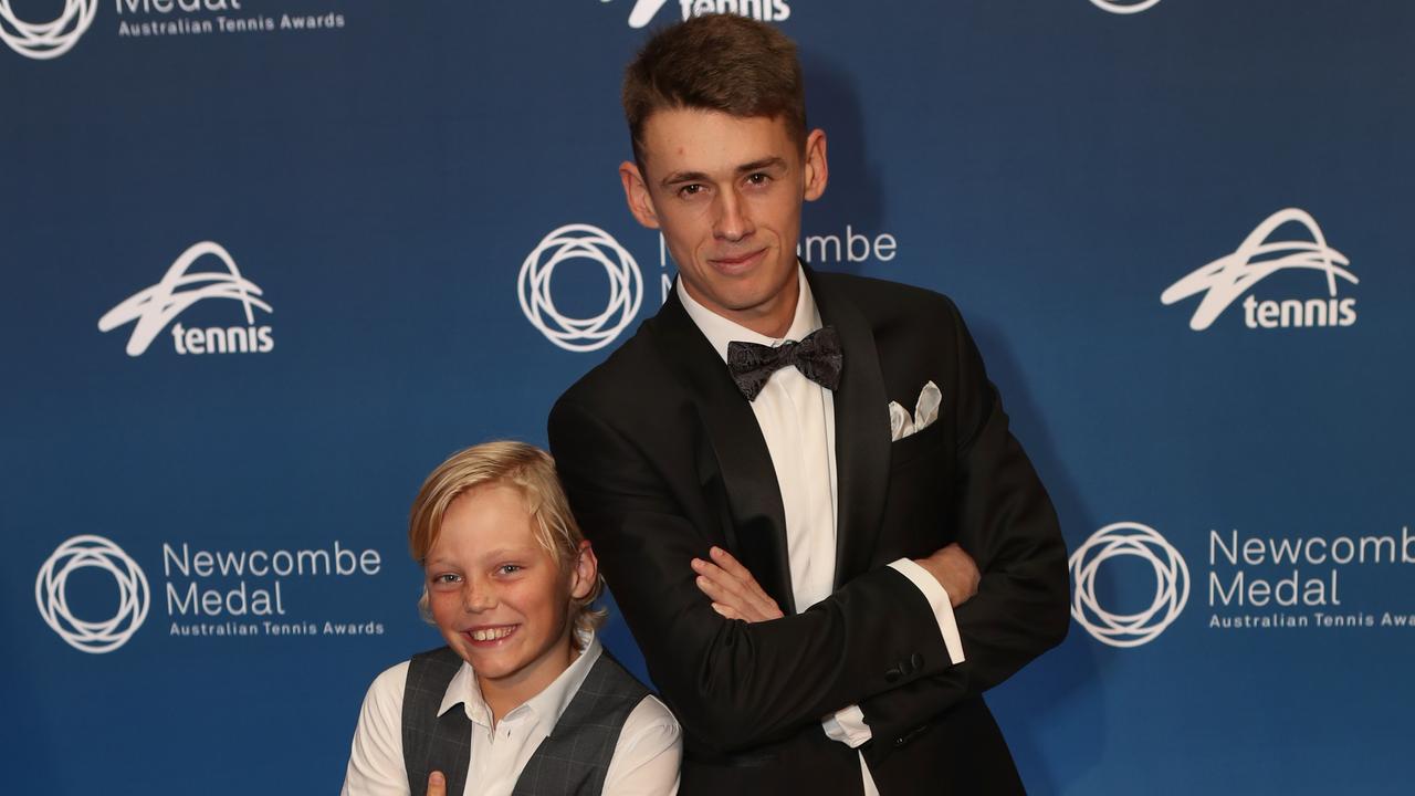 Cruz Hewitt and Alex de Minaur.