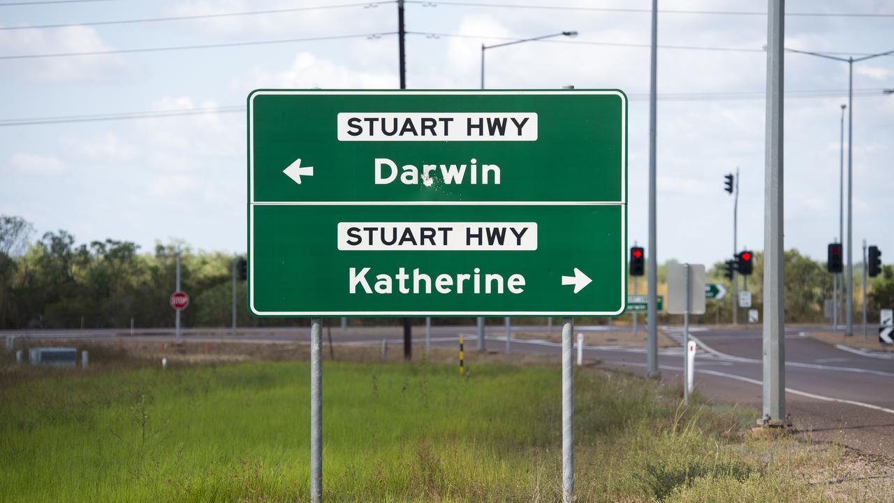 Signage on the Stuart Highway (file image)