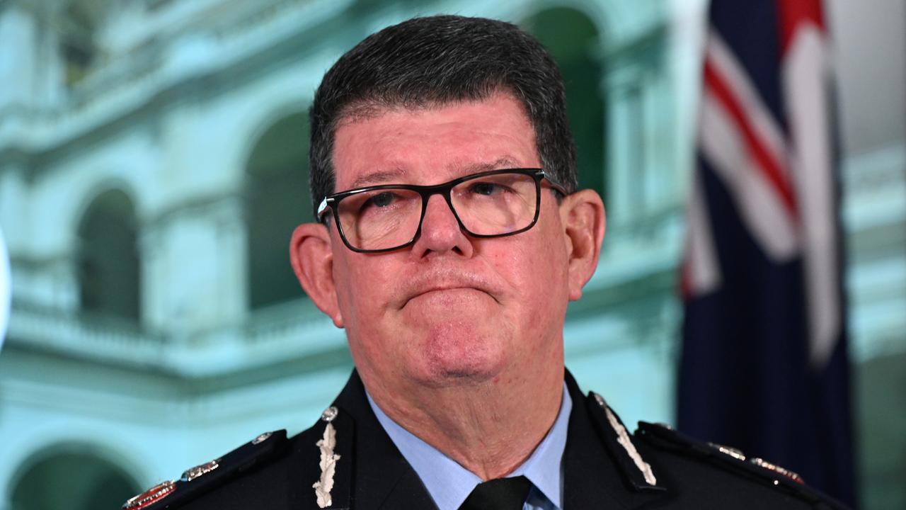 Queensland Police Commissioner Brett Pointing