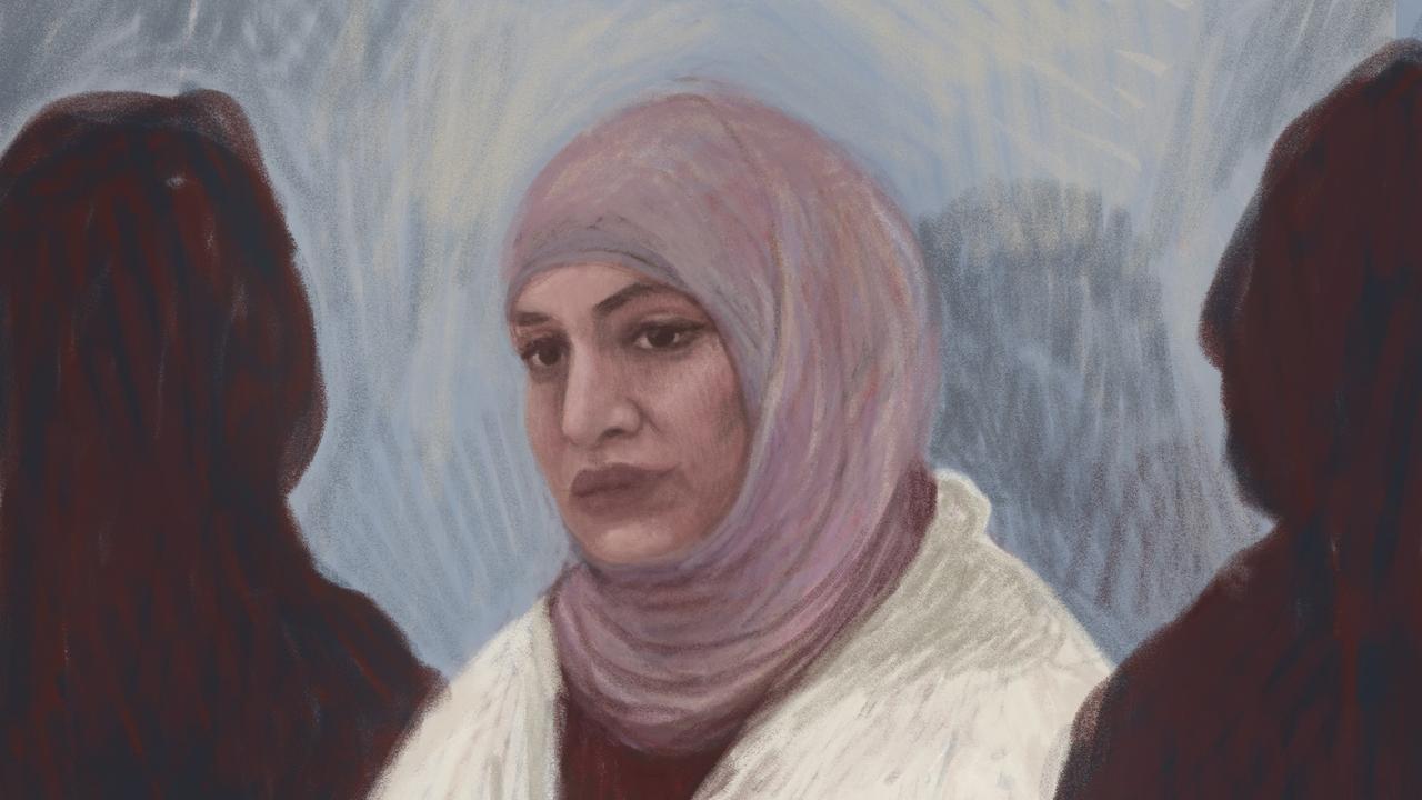 court sketch of Zeinab Ahmad