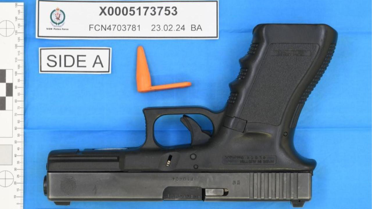 police service pistol