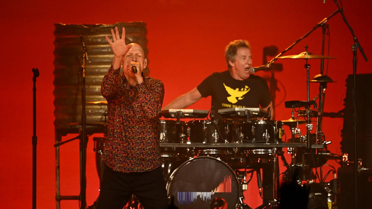 Midnight Oil's Peter Garrett and Rob Hirst (file image)