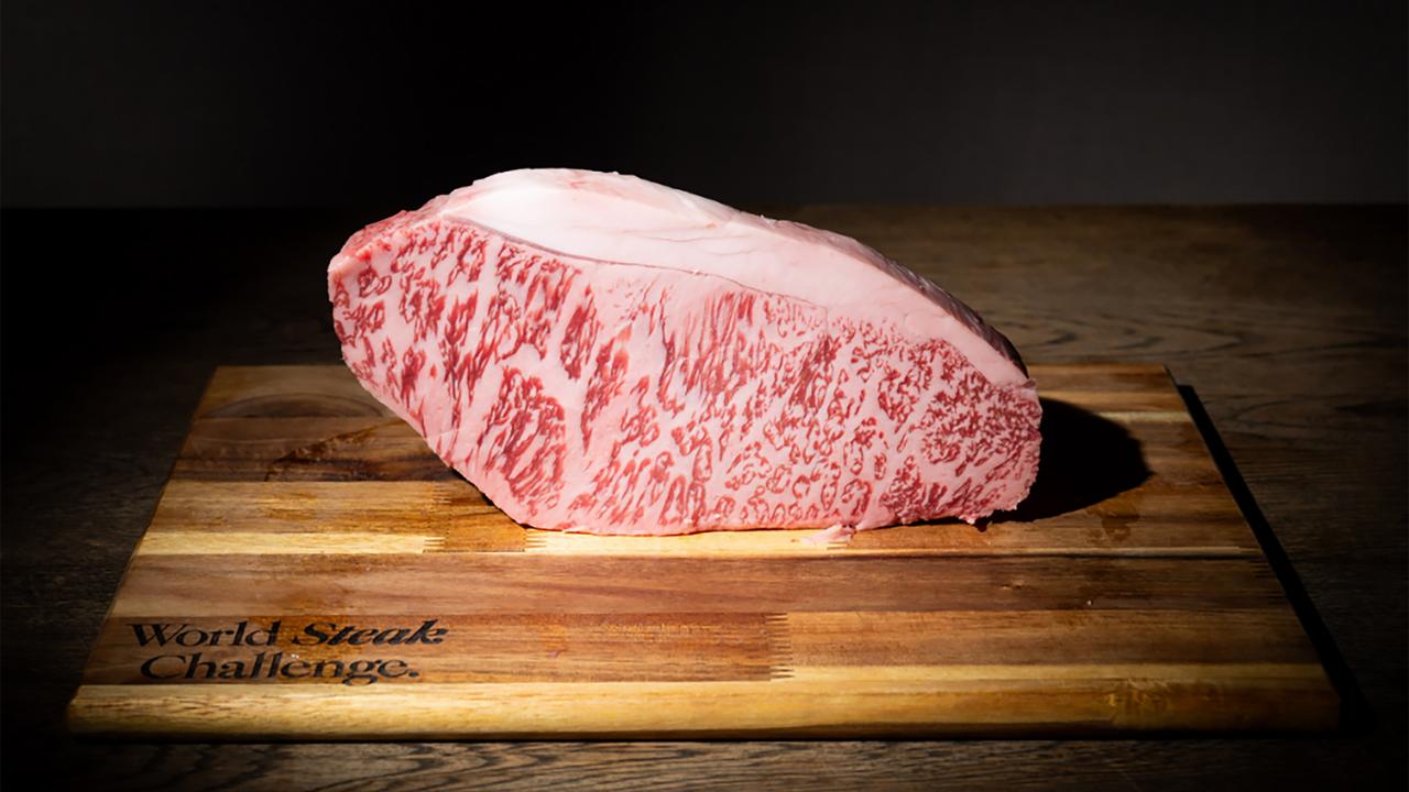 A wagyu steak