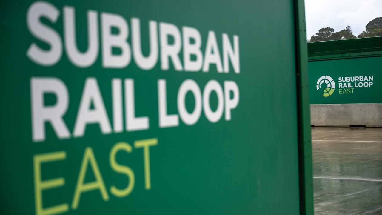 A sign for the Suburban Rail Loop (file image)