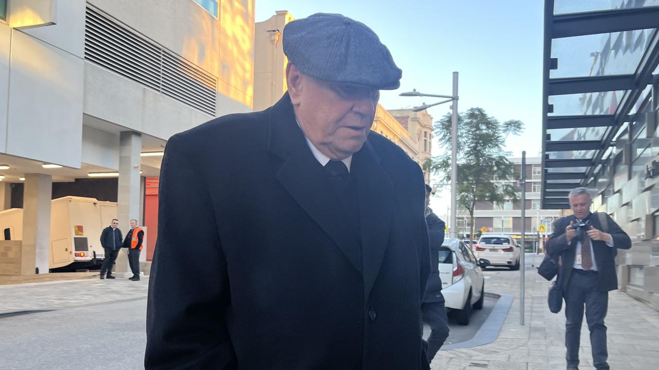 Saunders at courthouse
