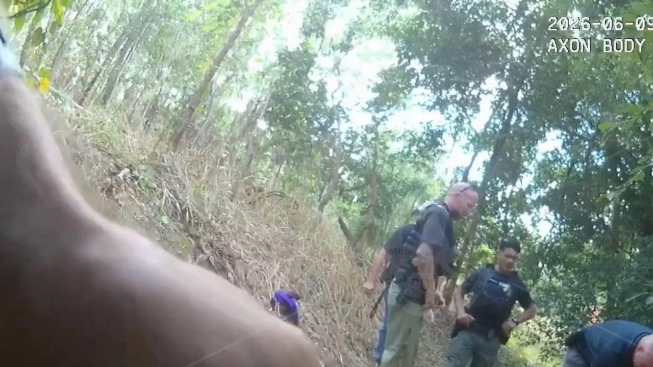 A man being arrested
