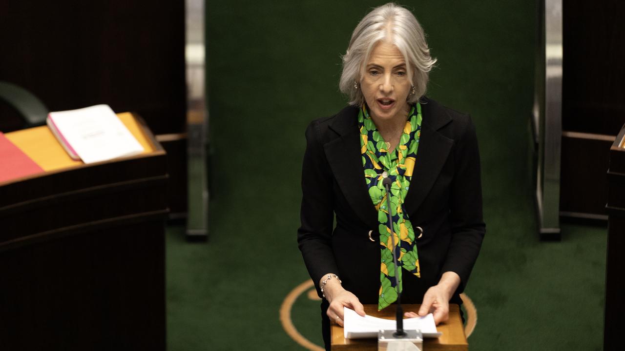 Greens leader Rosalie Woodruff
