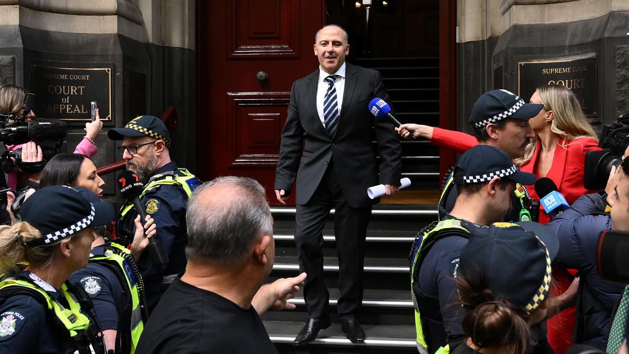 Tony Mokbel departs the Court of Appeal